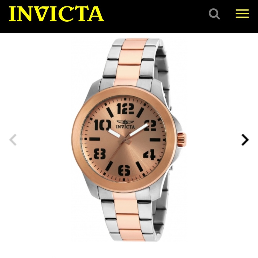 Invicta Men’s Speciality watch. 2 tone.
